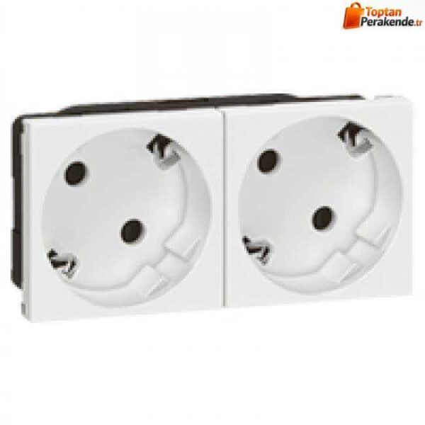 Legrand 278252L Sistem Armada 2X45° Şebeke Priz Beyaz
